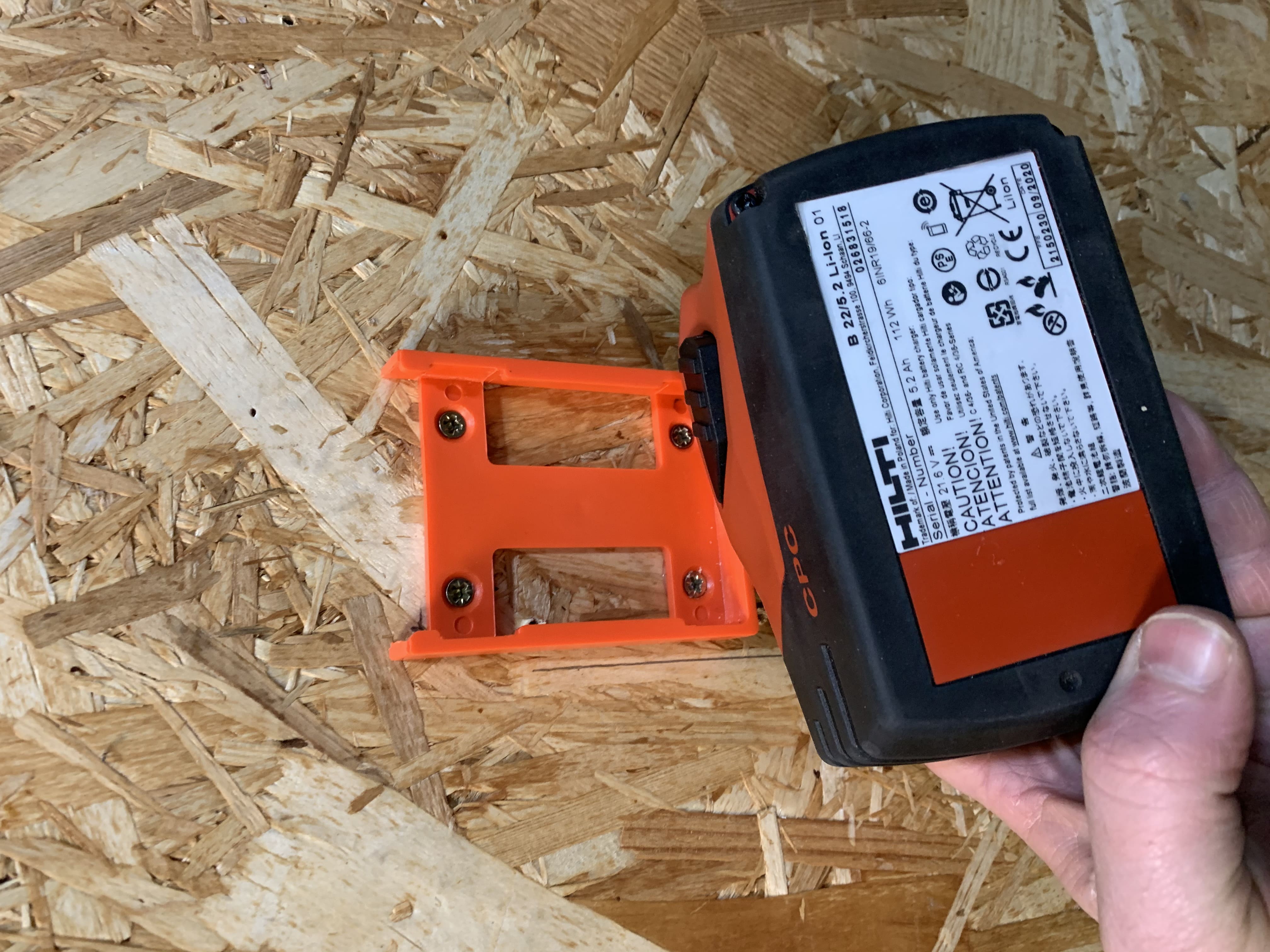 Stealth Mounts Batterihållare 6 st. för Hilti 22v, STEALTHMOUNTS - 6