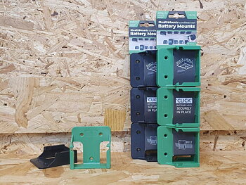 Stealth Mounts Batterihållare 6 st. för 18v Hikoki, Hitachi, STEALTHMOUNTS