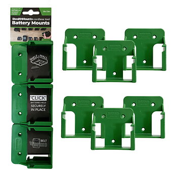 Stealth Mounts Batterihållare 6 st. för 18v Hikoki, Hitachi, STEALTHMOUNTS