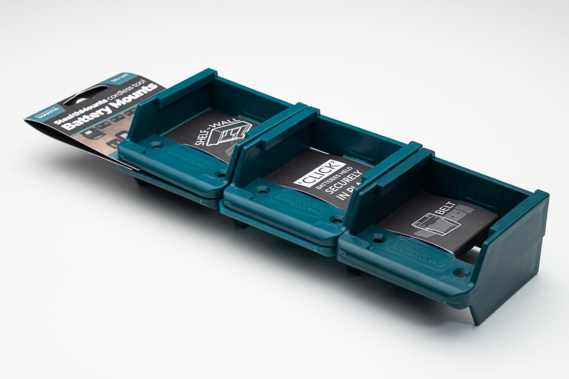 Stealth Mounts Batterihållare 6 st. för MAKITA 18v, STEALTHMOUNTS