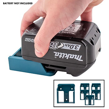Stealth Mounts Batterihållare 6 st. för MAKITA 18v, STEALTHMOUNTS