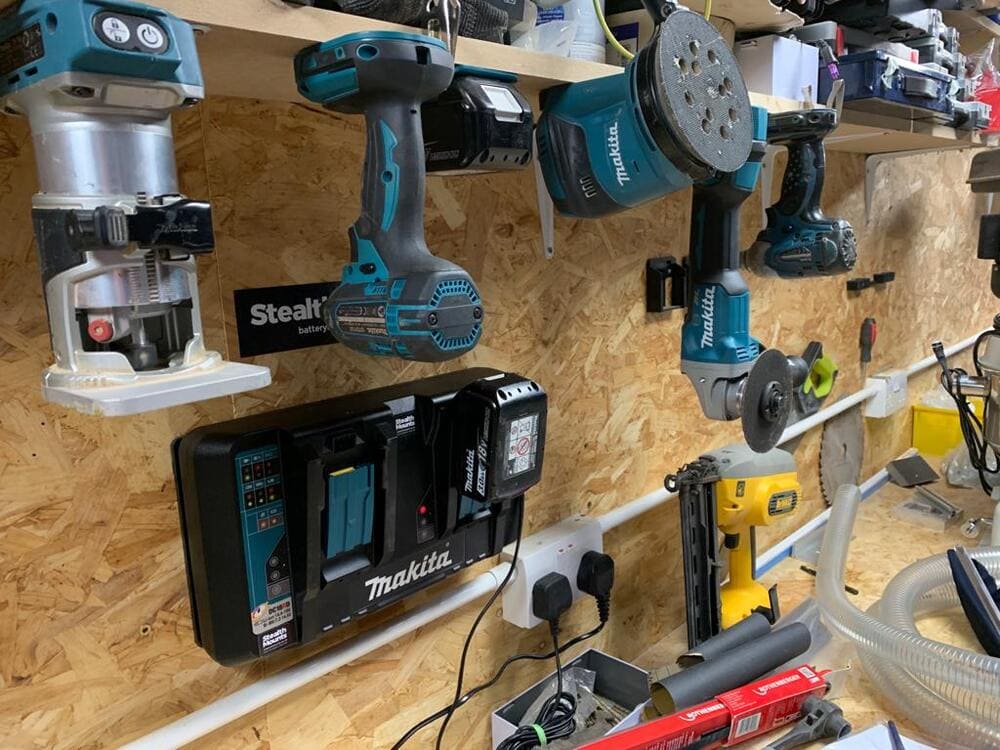 Stealth Mounts Verktygshållare 4 st. för MAKITA 18v LXT elverktyg, verktygsfästen, STEALTHMOUNTS - 11