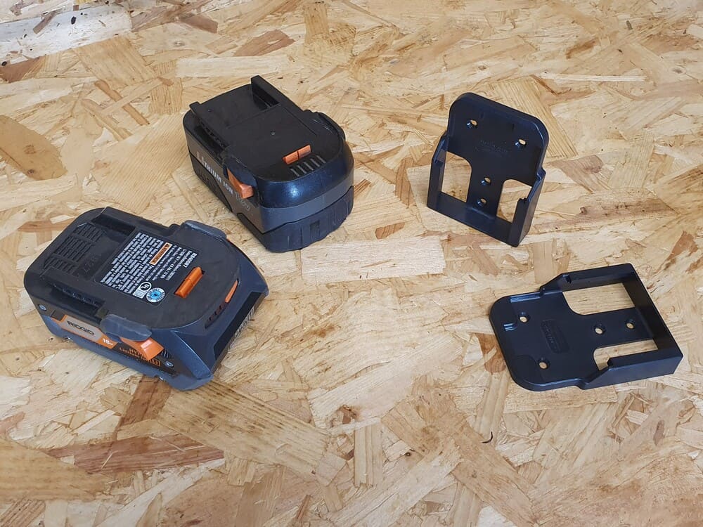 Stealth Mounts Batterifästen 6 st. för AEG & RIDGID 18v, STEALTHMOUNTS - 2