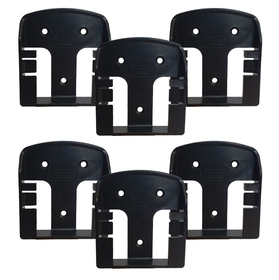 Stealth Mounts Batterihållare 6 st. för Metabo / CAS 18v, STEALTHMOUNTS