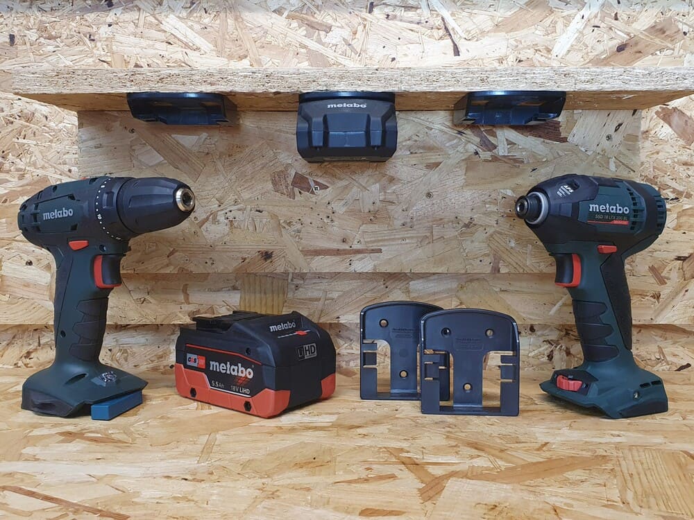 Stealth Mounts Batterihållare 6 st. för Metabo / CAS 18v, STEALTHMOUNTS - 3