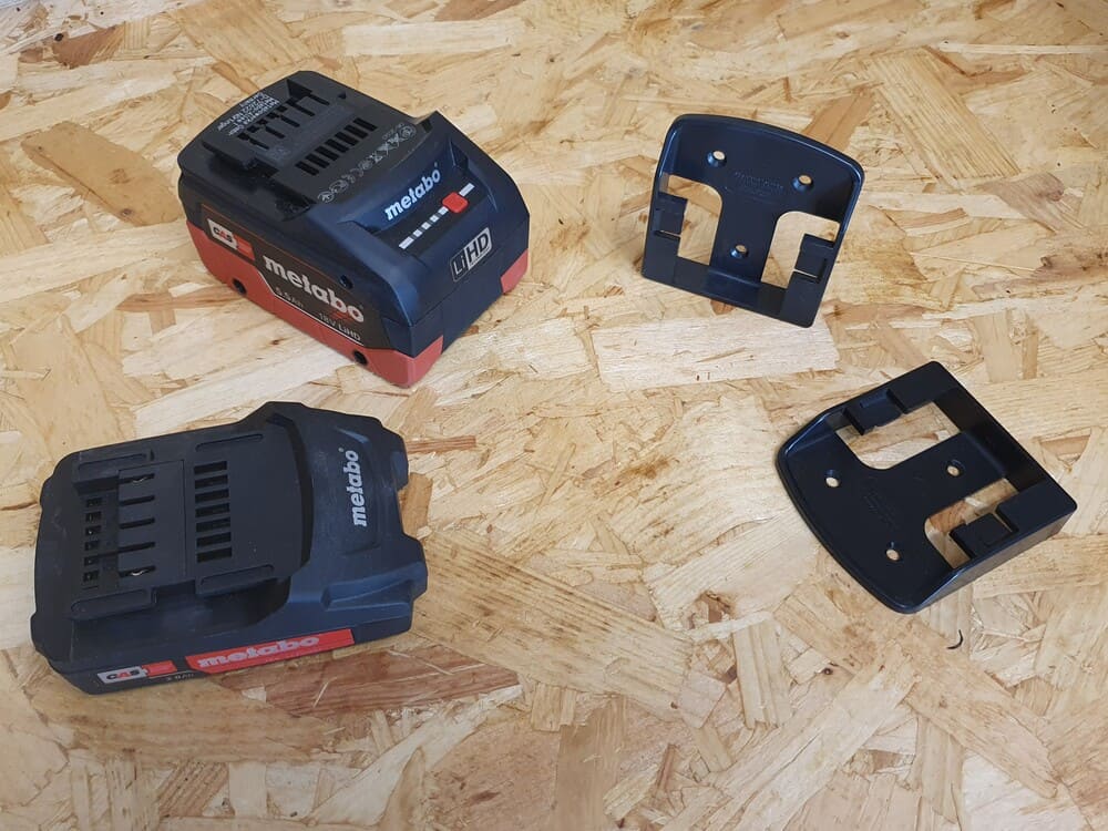 Stealth Mounts Batterihållare 6 st. för Metabo / CAS 18v, STEALTHMOUNTS - 2