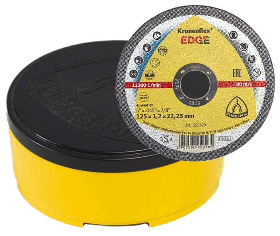 Kapskiva 25st för metall 125 x 1.2 x 22 Kroneflex Edge, Klingspor - 2