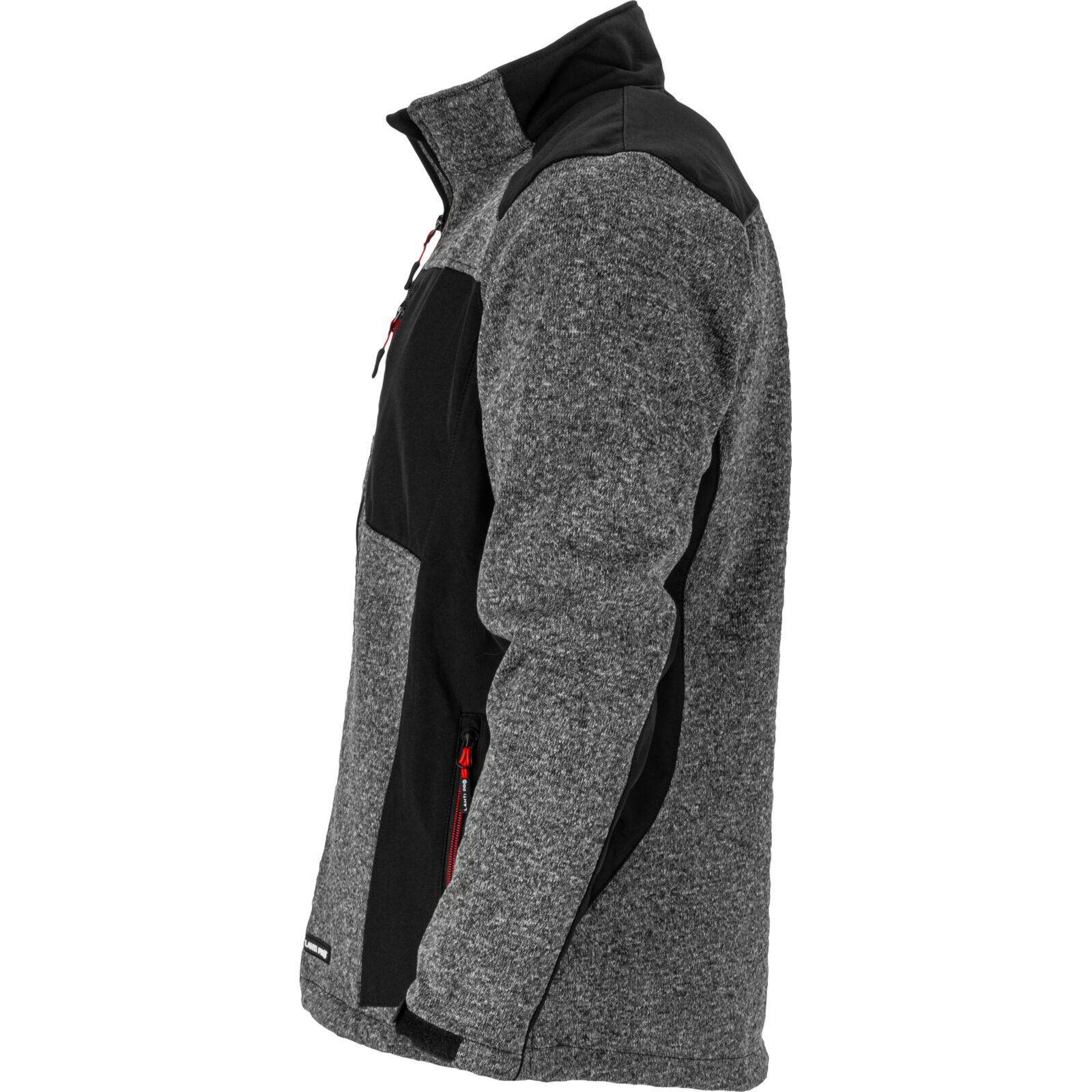 LahtiPro Sweater Jacket Soft. Inserts, Grey-Black, S, CE, LAHTI (Storlek : S) - 2