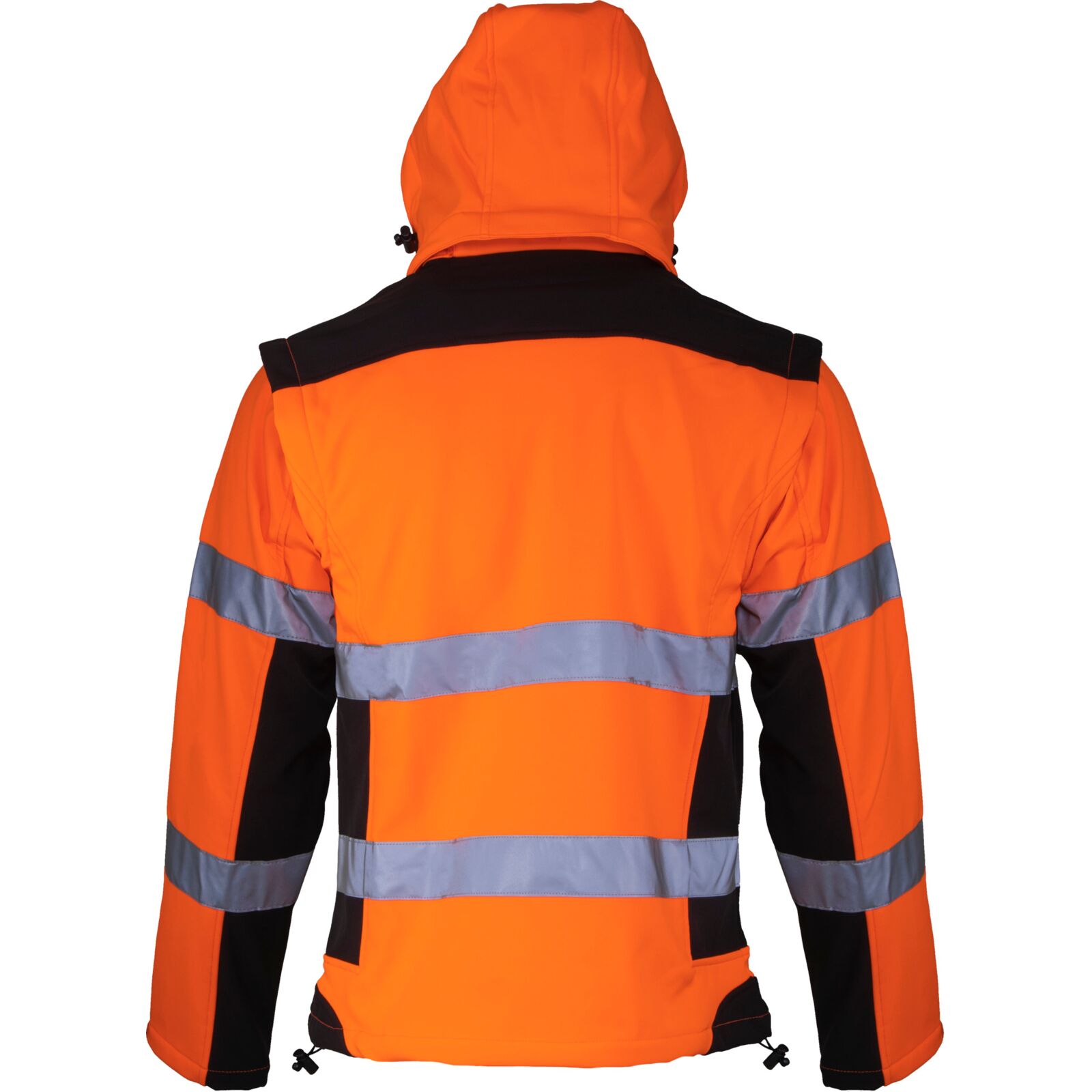 LahtiPro Warning Softshell, Detach. Sleeves, Orange, S, CE, LAHTI (Storlek : XL) - 2