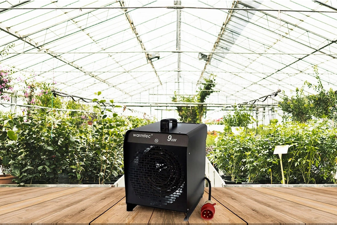 Övriga 3 Portabel värmefläkt, byggfläkt 9 kW 400V, 845 m3/h, Warmtec - 5