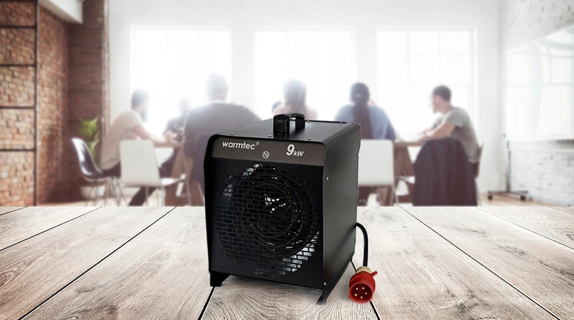 Övriga 3 Portabel värmefläkt, byggfläkt 9 kW 400V, 845 m3/h, Warmtec - 4