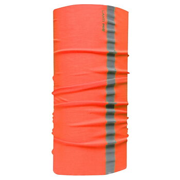 LahtiPro Universal huvudduk / ansiktsmask med reflex och fleece, orange