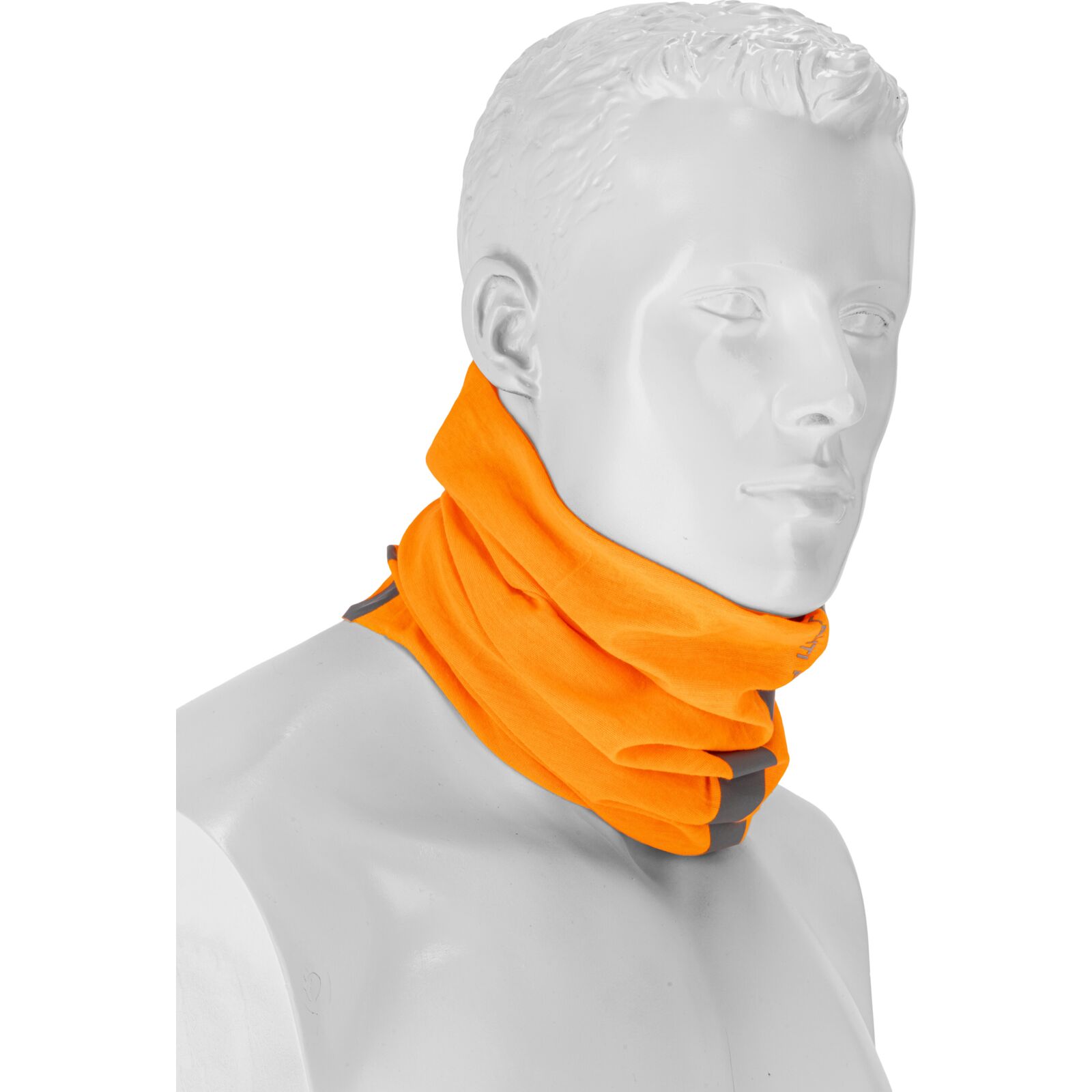 LahtiPro Universal huvudduk / ansiktsmask med reflex och fleece, orange - 2