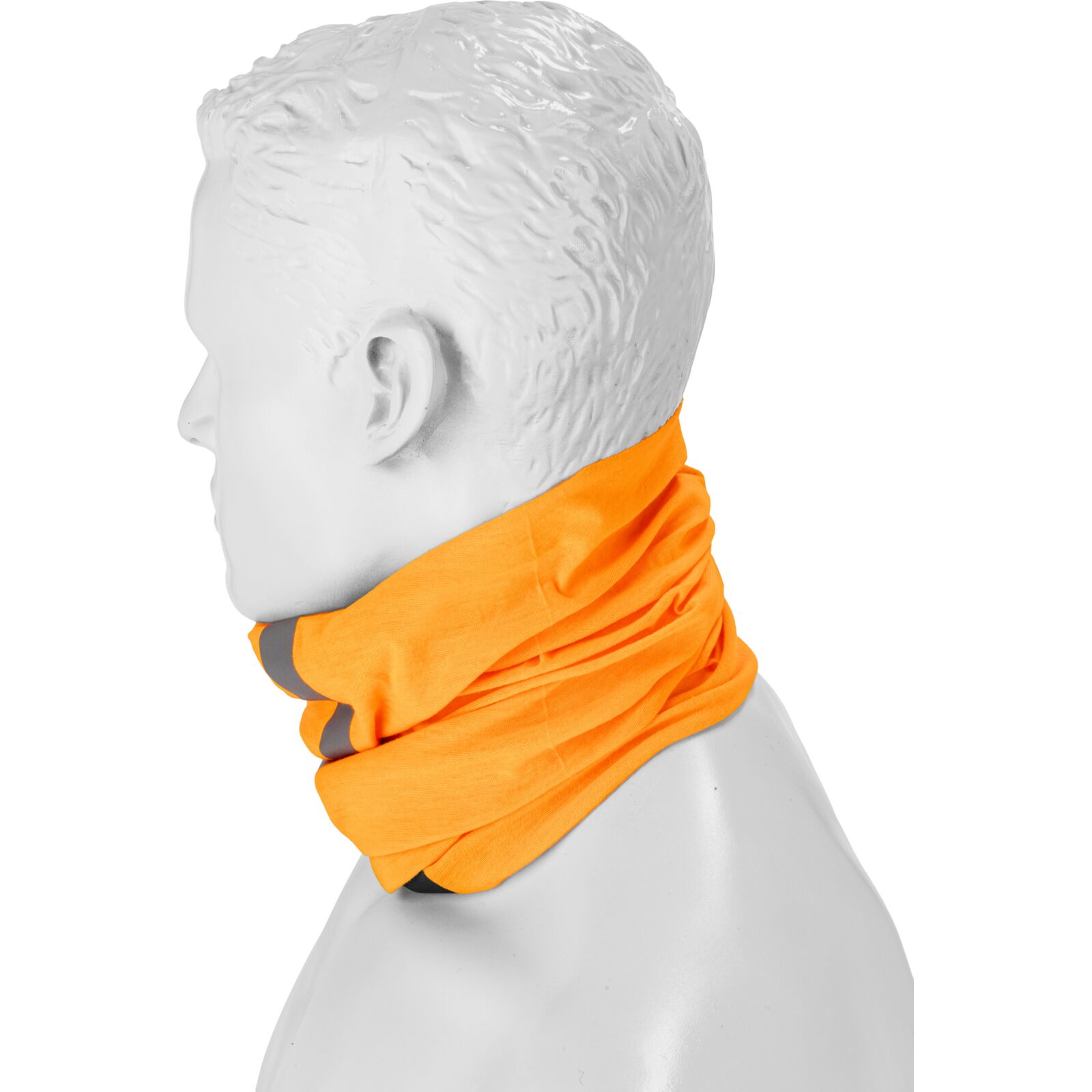 LahtiPro Universal huvudduk / ansiktsmask med reflex och fleece, orange - 6