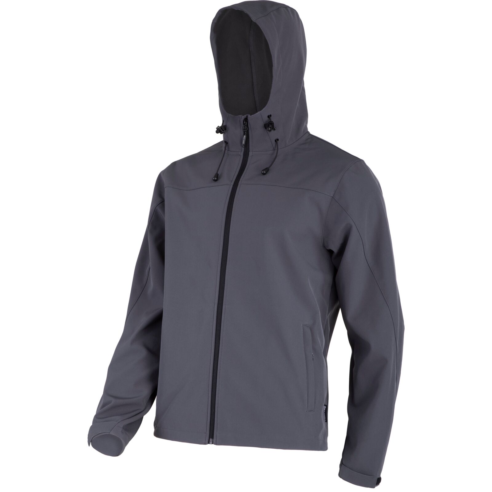 LahtiPro Softshell Jacket, Hood, Grey, S, CE, LAHTI (Storlek : M)