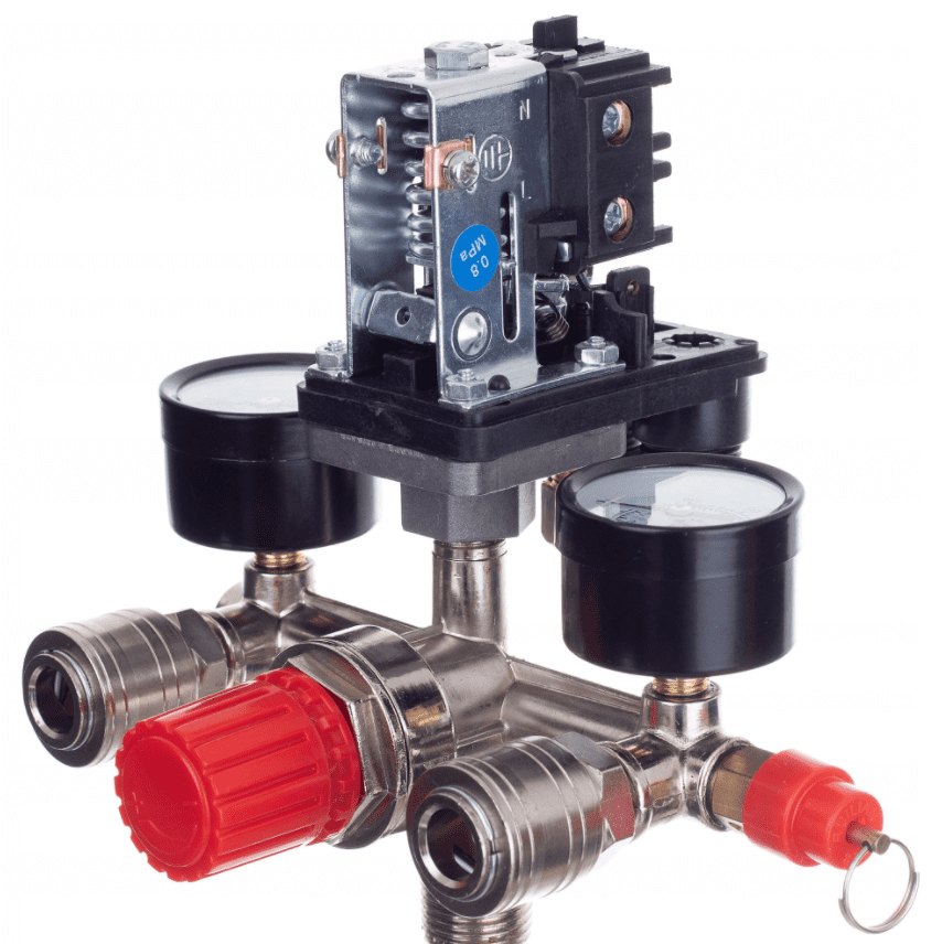 Övriga 3 Tryck strömbrytare för kompressorer 1/2, 21 mm, 230V, Technic - 8