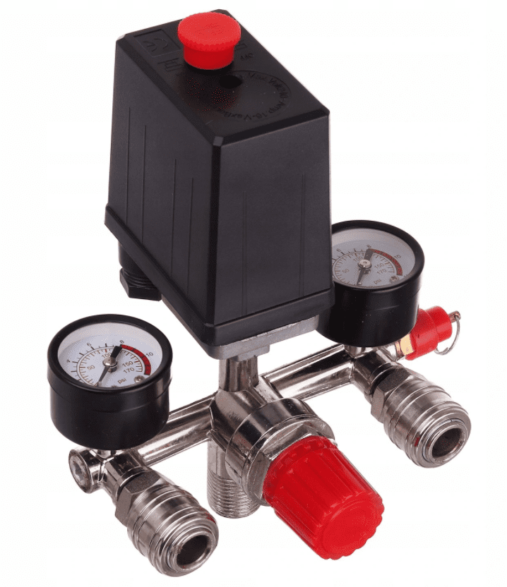 Övriga 3 Tryck strömbrytare för kompressorer 1/2, 21 mm, 230V, Technic - 4