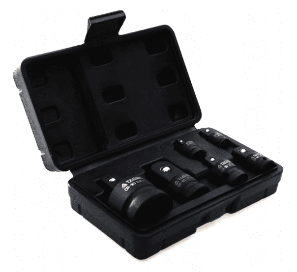 Hylsadapter sats 6st 1/2" 1/4" 3/8" 3/4", reduktioner för krafthylsor, Tagred - 7