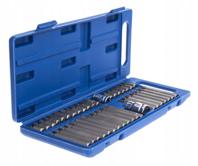 Övriga 3 Nycklar TORX SPLINE HEX 40 delar, CrV, Tagred