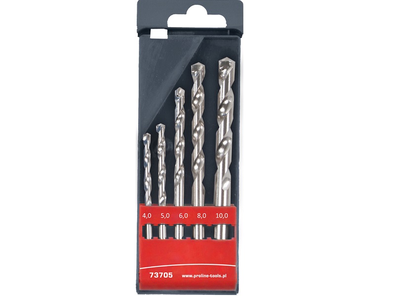 PROLINE TOOLS Betongborr, sats 3st - 6 mm, 8 mm, 10 mm, plastask, Proline