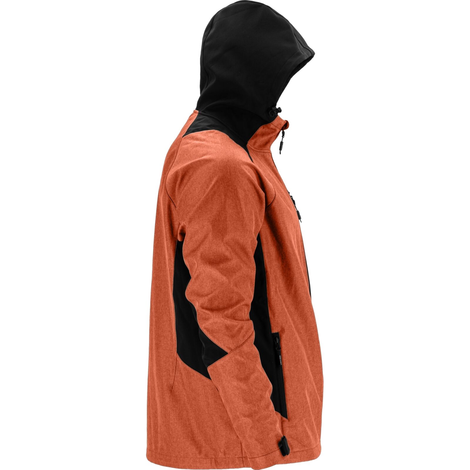 LahtiPro Softshell Jacket, Hood, Brick Red-Black, S, CE, LAHTI (Storlek : L) - 5