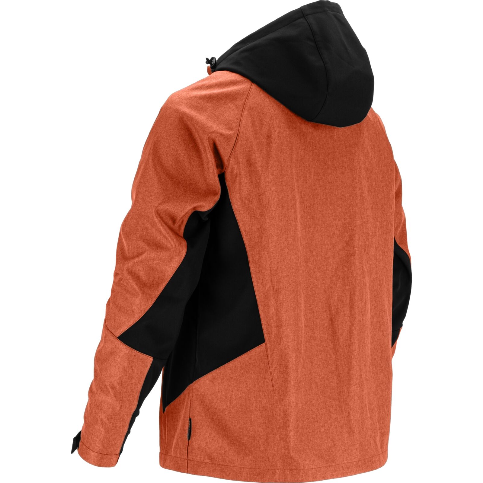 LahtiPro Softshell Jacket, Hood, Brick Red-Black, S, CE, LAHTI (Storlek : L) - 8