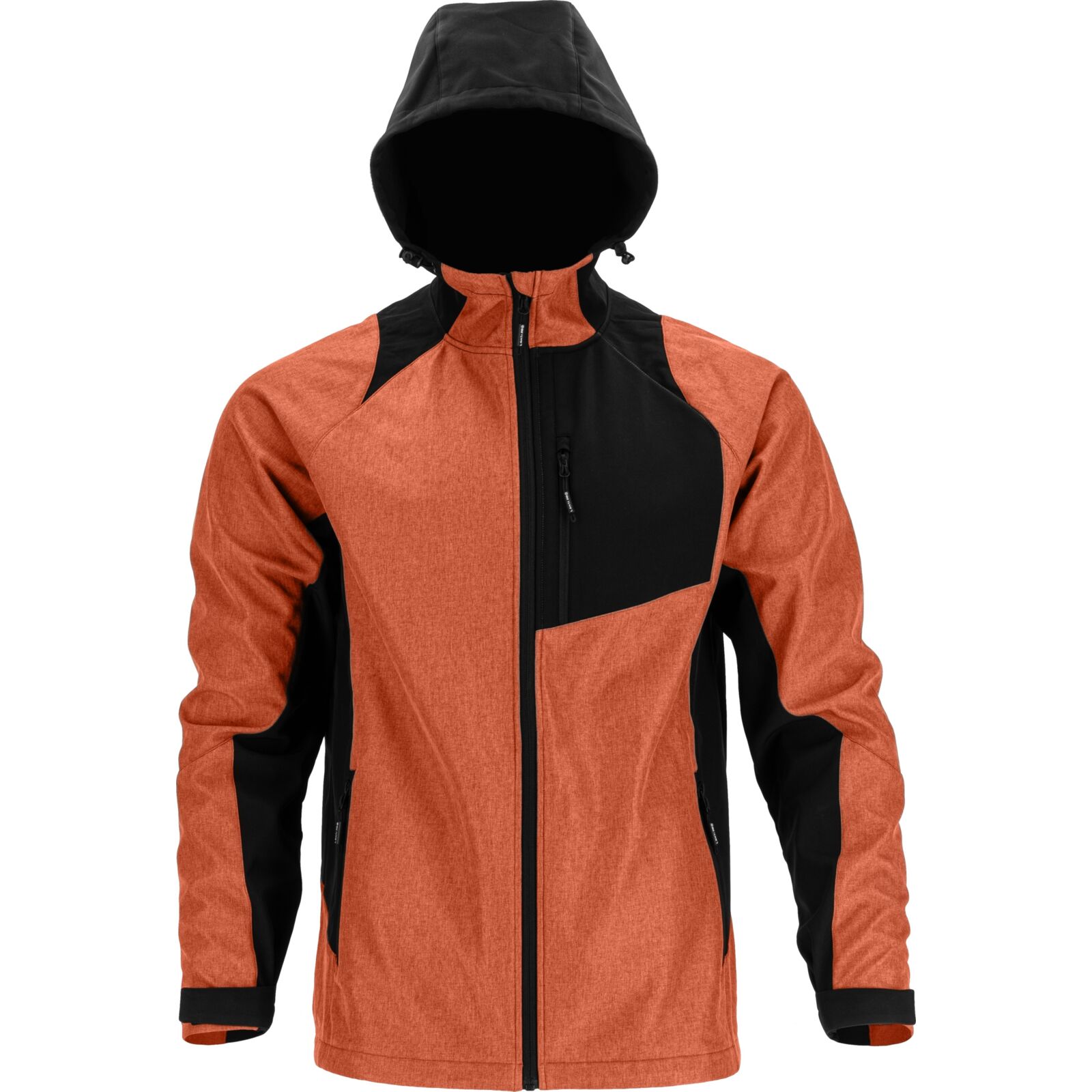 LahtiPro Softshell Jacket, Hood, Brick Red-Black, S, CE, LAHTI (Storlek : L) - 6