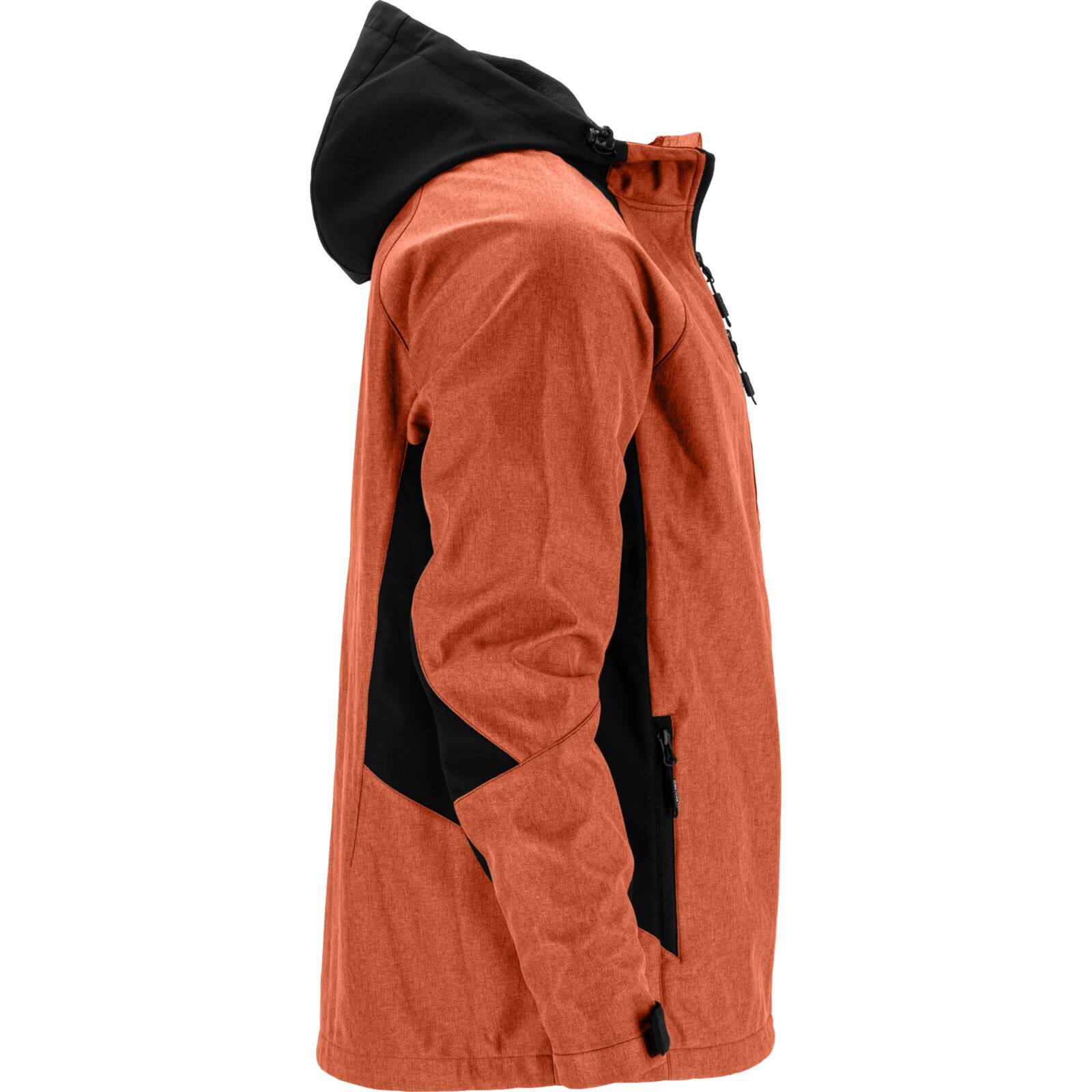 LahtiPro Softshell Jacket, Hood, Brick Red-Black, S, CE, LAHTI (Storlek : 2XL) - 5