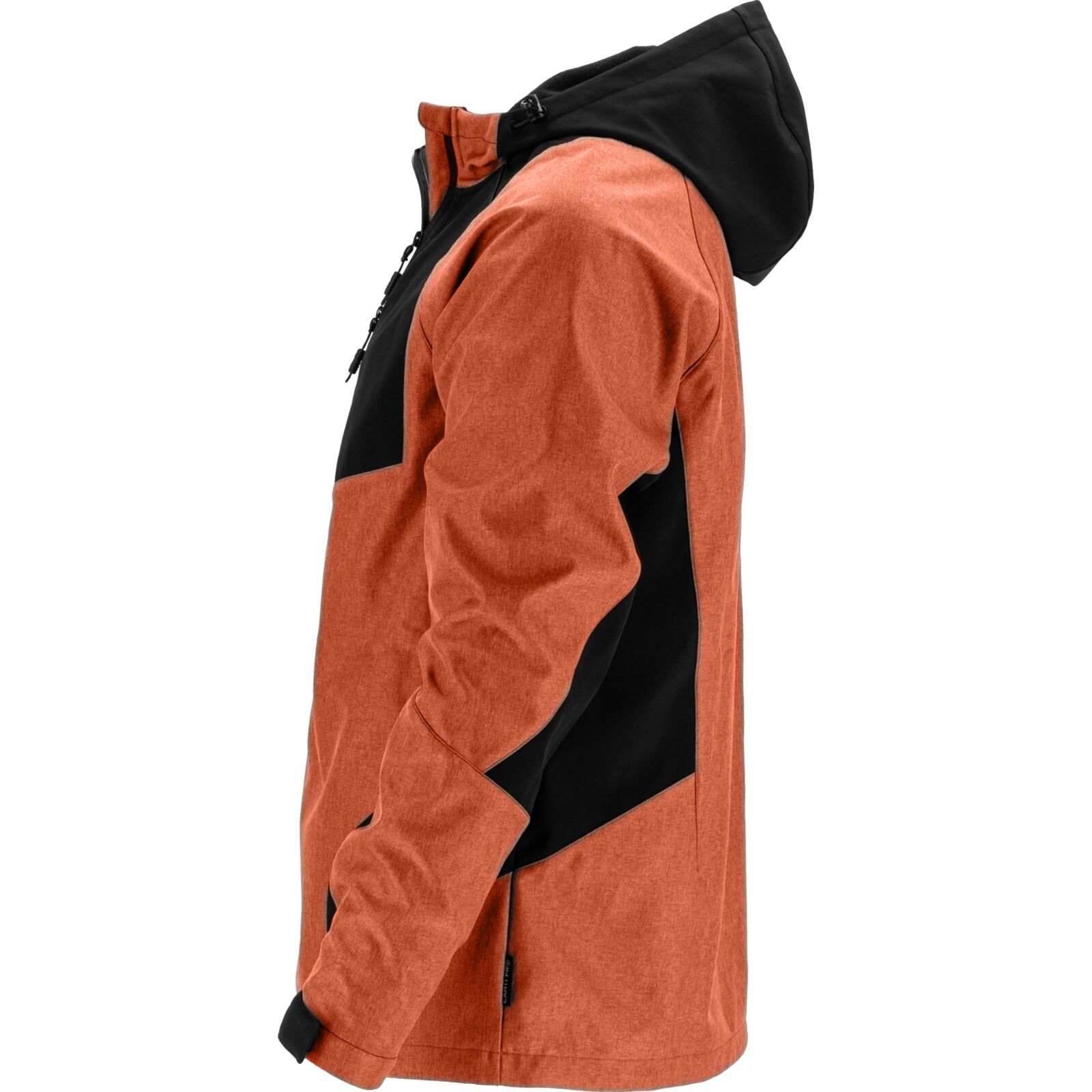 LahtiPro Softshell Jacket, Hood, Brick Red-Black, S, CE, LAHTI (Storlek : 3XL) - 2