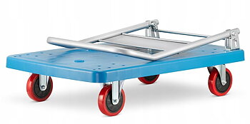Flyttvagn 300 kg, hopfällbar, kraftig och ergonomiskty lastkärra, transportvagn, HiGHER