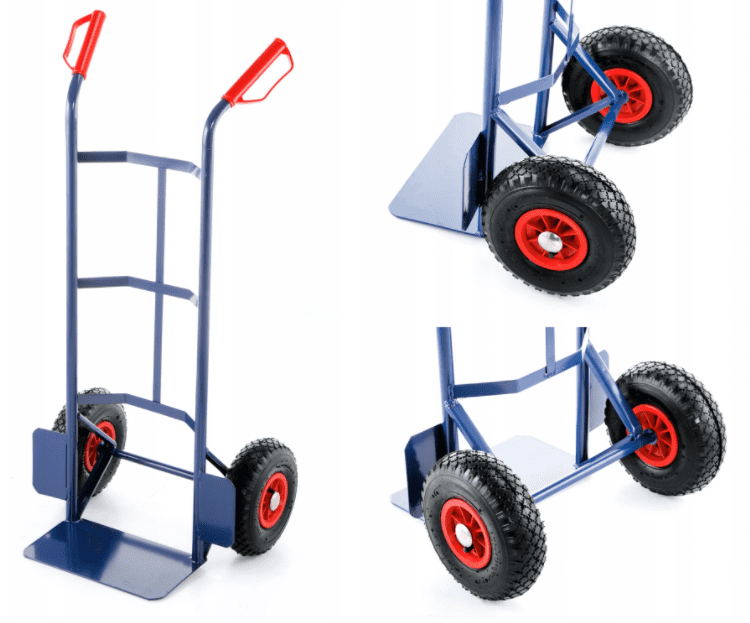 Pirra max 200 kg, magasinkärra, transportkärra, hopfällbar, stål, HiGHER - 4