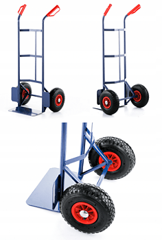 Pirra max 200 kg, magasinkärra, transportkärra, hopfällbar, stål, HiGHER