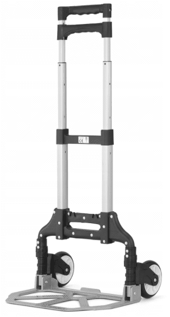 Pirra 70 kg med gummiband, magasinkärra, transportkärra, hopfällbar, HiGHER - 4