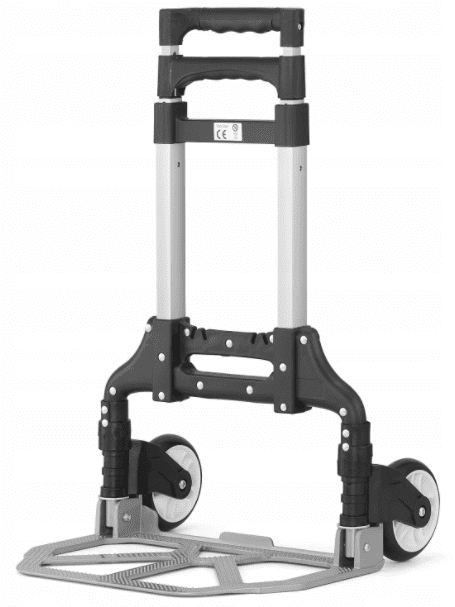 Pirra 70 kg med gummiband, magasinkärra, transportkärra, hopfällbar, HiGHER - 5