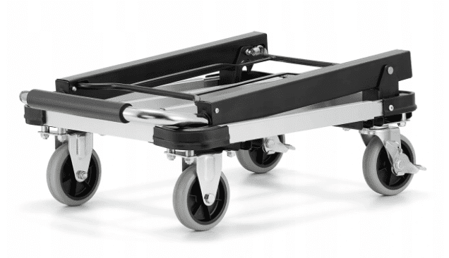 Flyttvagn 150 kg, transportvagn av aluminium, lastkärra, hopfällbar, HiGHER - 5