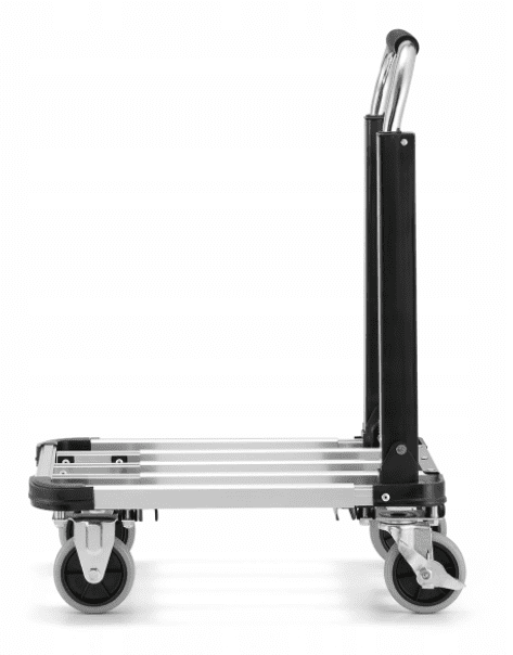 Flyttvagn 150 kg, transportvagn av aluminium, lastkärra, hopfällbar, HiGHER - 13