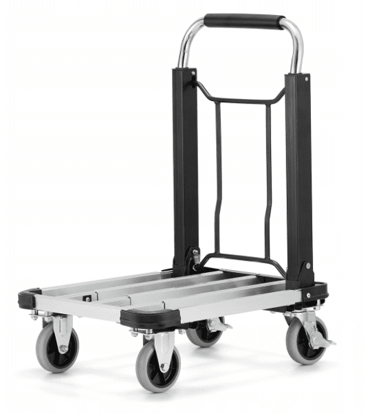 Flyttvagn 150 kg, transportvagn av aluminium, lastkärra, hopfällbar, HiGHER - 15