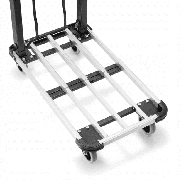 Flyttvagn 150 kg, transportvagn av aluminium, lastkärra, hopfällbar, HiGHER - 4