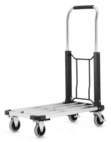 Flyttvagn 150 kg, transportvagn av aluminium, lastkärra, hopfällbar, HiGHER - 10