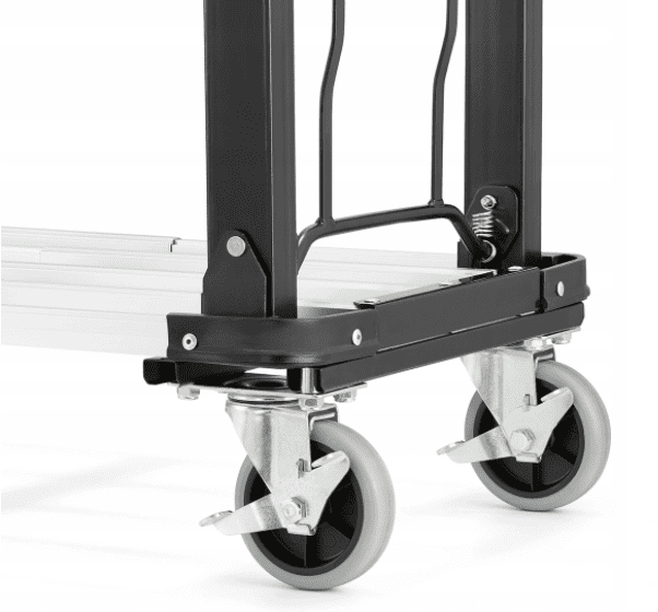 Flyttvagn 150 kg, transportvagn av aluminium, lastkärra, hopfällbar, HiGHER - 16