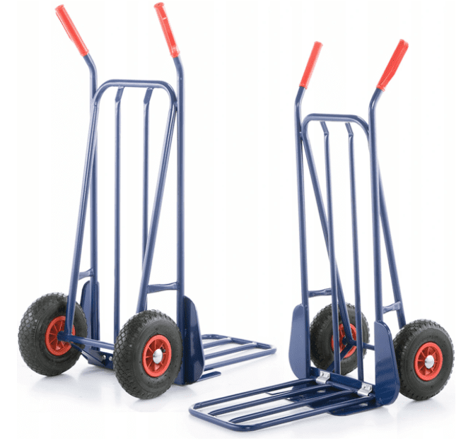 Pirra 280 kg, magasinkärra, transportkärra, hopfällbar, stål, HiGHER