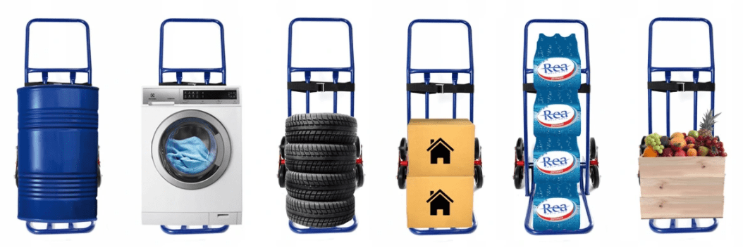Pirra 280 kg, magasinkärra, transportkärra, hopfällbar, stål, HiGHER - 12