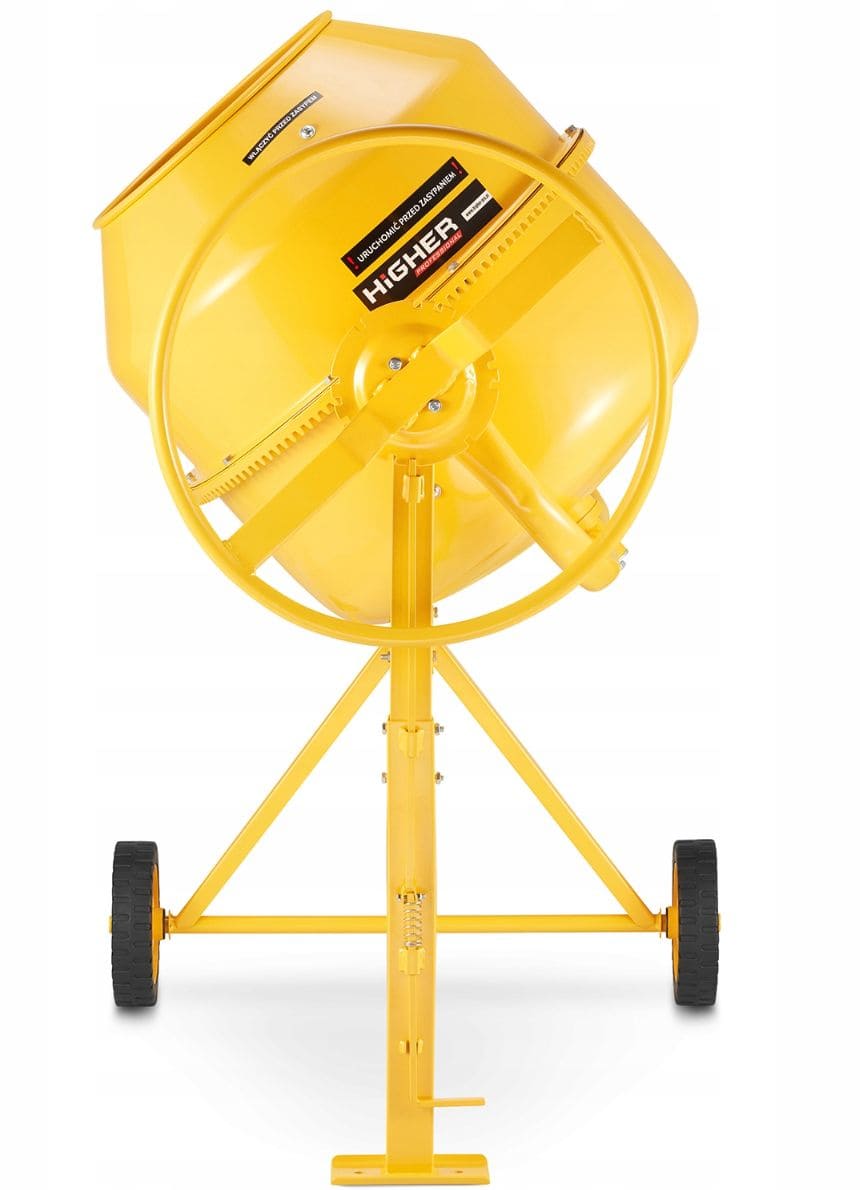 Cementblandare 200L 1500W 230V Betongblandare Gjutjärnskrans med Transporthjul, Higher - 19
