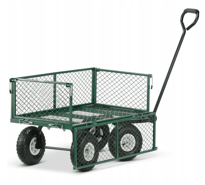 HiGHER Trädgårdsvagn, transportvagn max 450 kg - 10