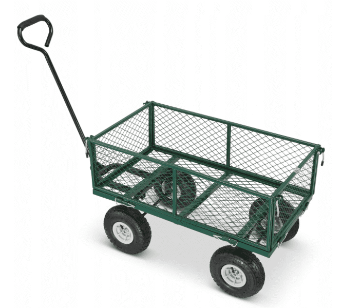 HiGHER Trädgårdsvagn, transportvagn max 450 kg - 5