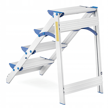 HiGHER Litet stege, pall av aluminium, DRABEX