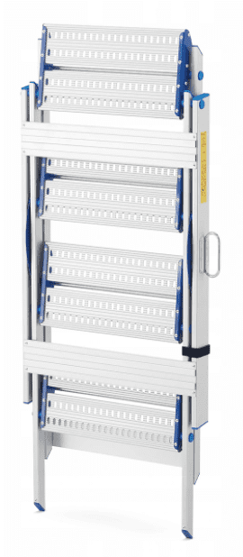 HiGHER Litet stege, pall av aluminium, DRABEX - 4
