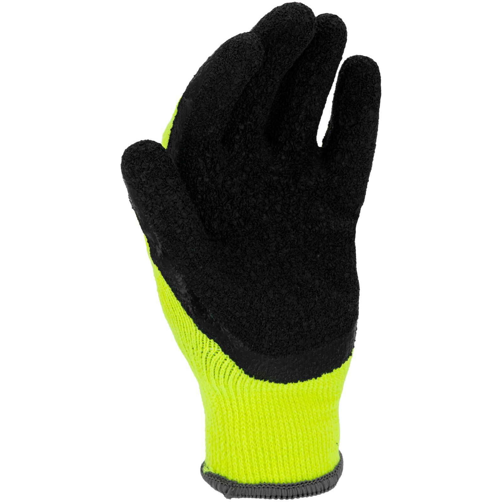 LahtiPro Handskar, Vinter Latexbelagda Vadderade Skyddshandskar, Svart-Gula, CE, LAHTI (Handskestorlek : 9 [L] Handlängd 19,2cm Omkrets 22,9cm) - 5