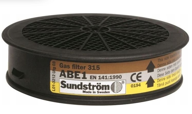 Övriga2 Gasfilter ABE1, Sundström SR 315 - 2