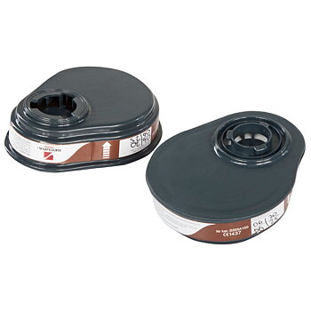 LahtiPro Filter 2st, ett par, andningsfilter 3025 ABEK1, CE, LAHTI